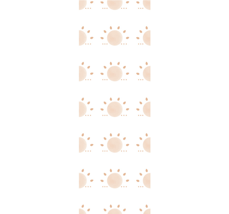 Skandinavische Rollos Abstrakte minimale sonne - TenStickers