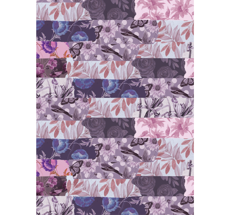 Blumen Rollo Blumencollage - TenStickers