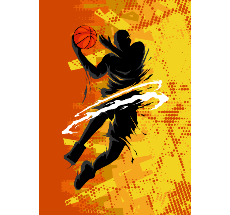 Sport Rollos Basketball-spieler - TenStickers