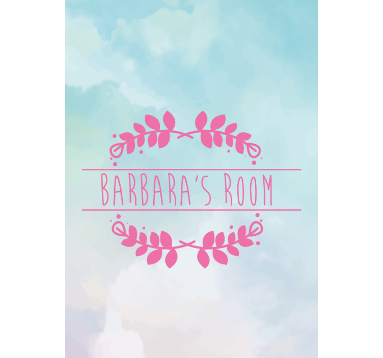 Rollos Kinder personalisierter Name  - TenStickers