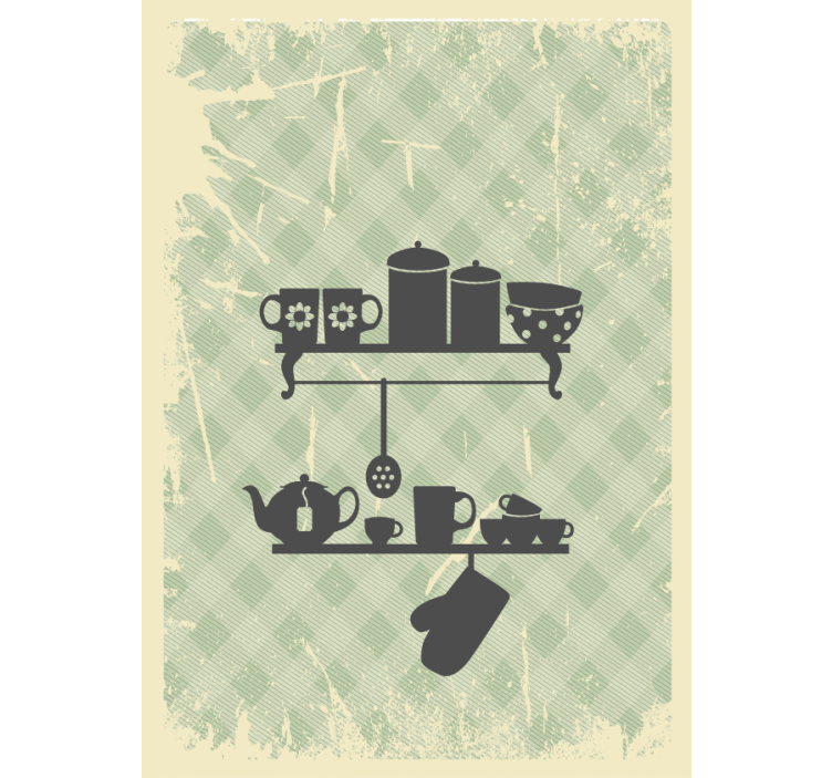 Küchen Rollos Küchenschrank - TenStickers