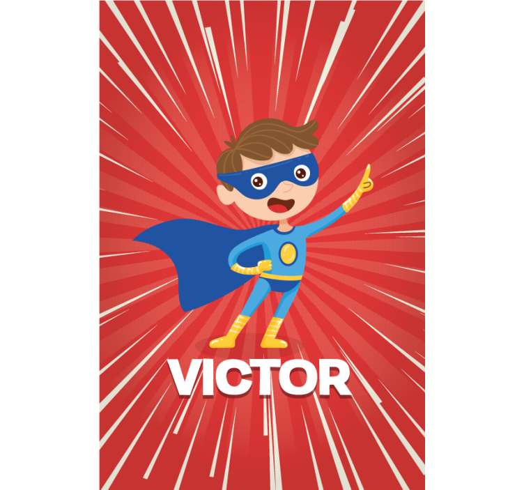 Namensrollo superkind - TenStickers