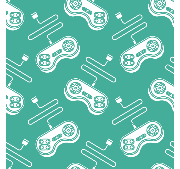 Rollo Fenster Geek retro-weißes bedienmuster - TenStickers