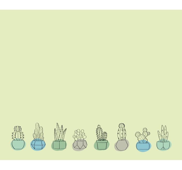 Rollo Fenster Kaktus grünes immergrün - TenStickers