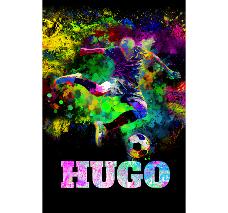 Rollo Fenster Fußball farbenfrohes design - TenStickers