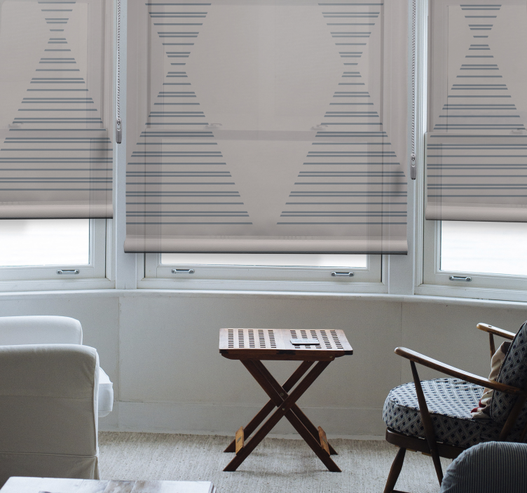 Fenster Rollo modern elegantes streifenmuster - TenStickers