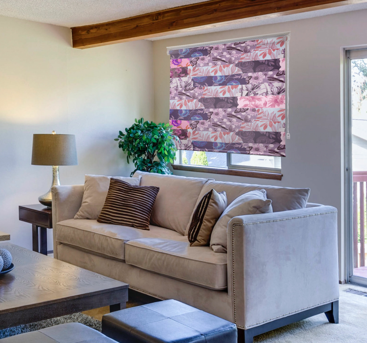 Blumen Rollo Blumencollage - TenStickers