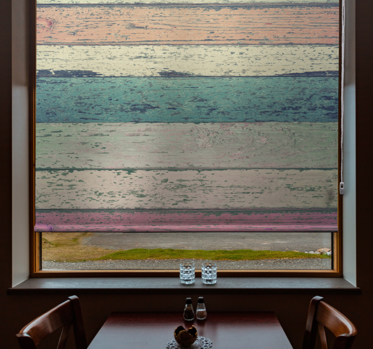 Alte helle hölzerne Textur Rollo - TenStickers