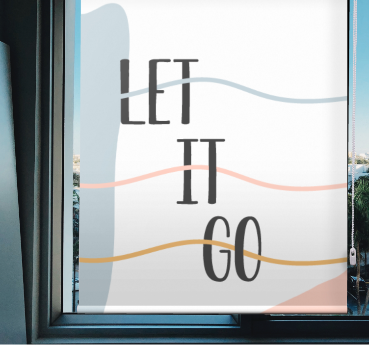 rollo fürs Bad Pastellfarben lassen es gehen - TenStickers