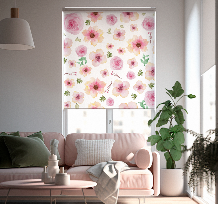 Rollo Blumen kleines blumenmuster - TenStickers