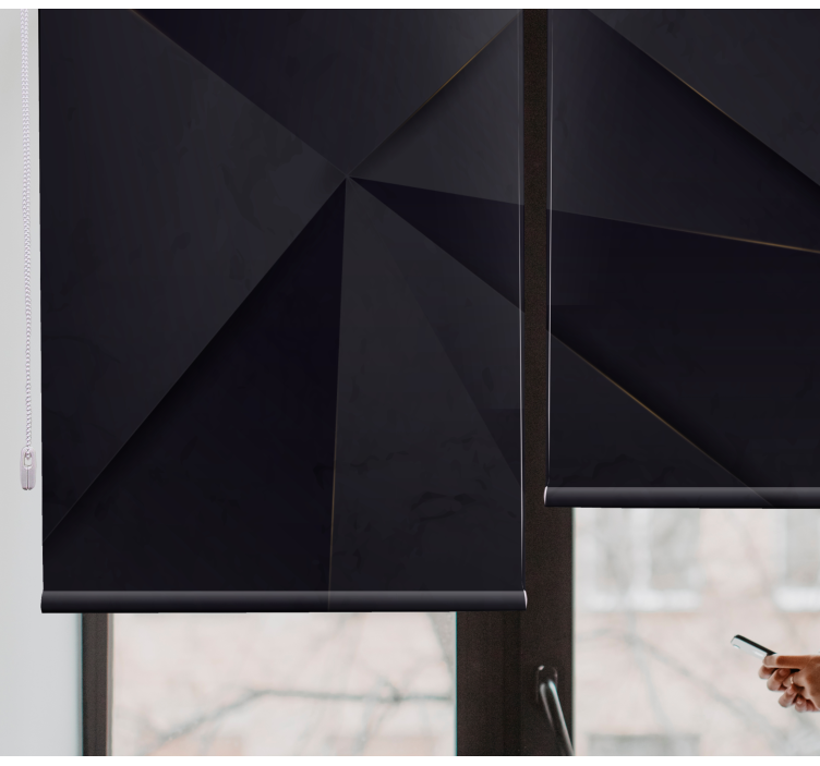 rollo Ehe Schwarzes geometrisches Design - TenStickers