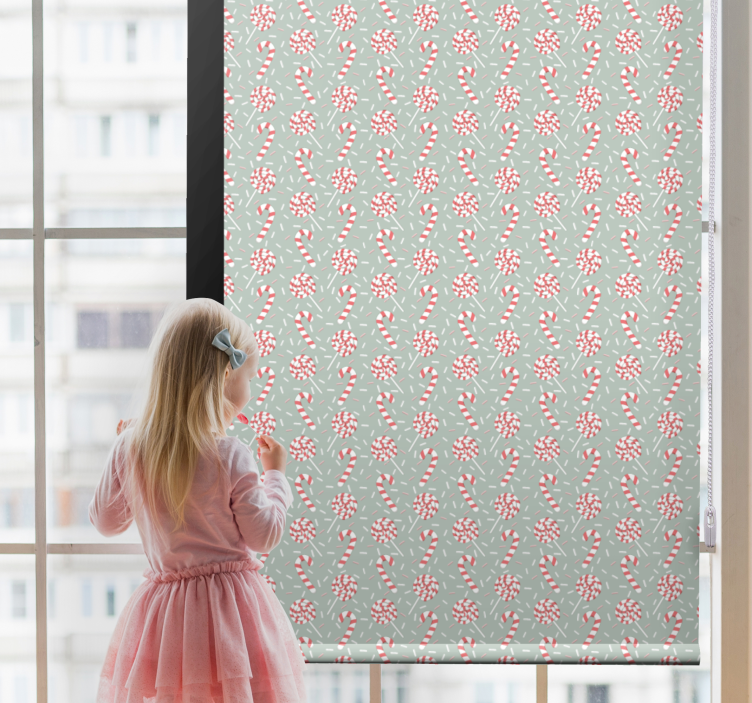 Rollo Fenster Blumen blumenmuster - TenStickers