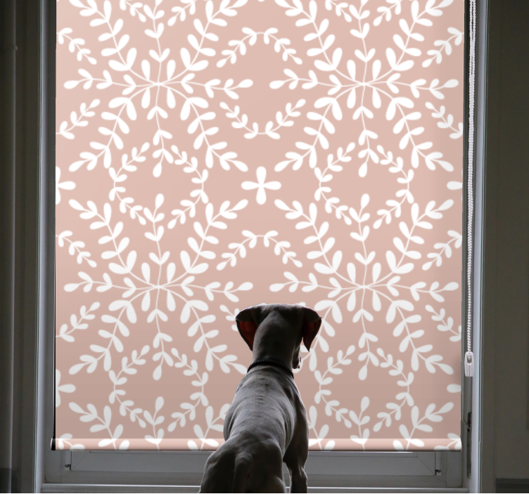 Rollo Fenster Blumen botanisches blattthema - TenStickers