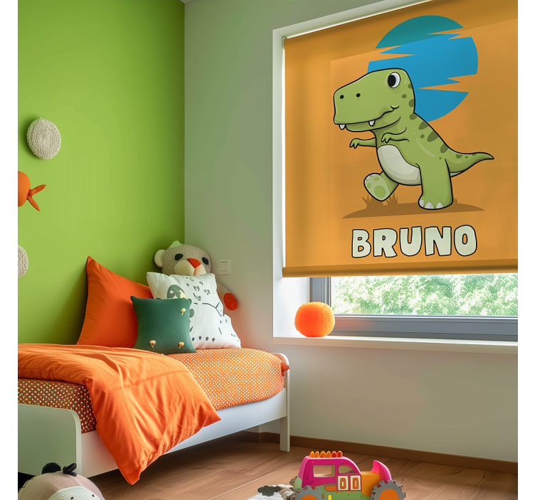 Rollo Fenster Dino personalisierter dinosaurier - TenStickers