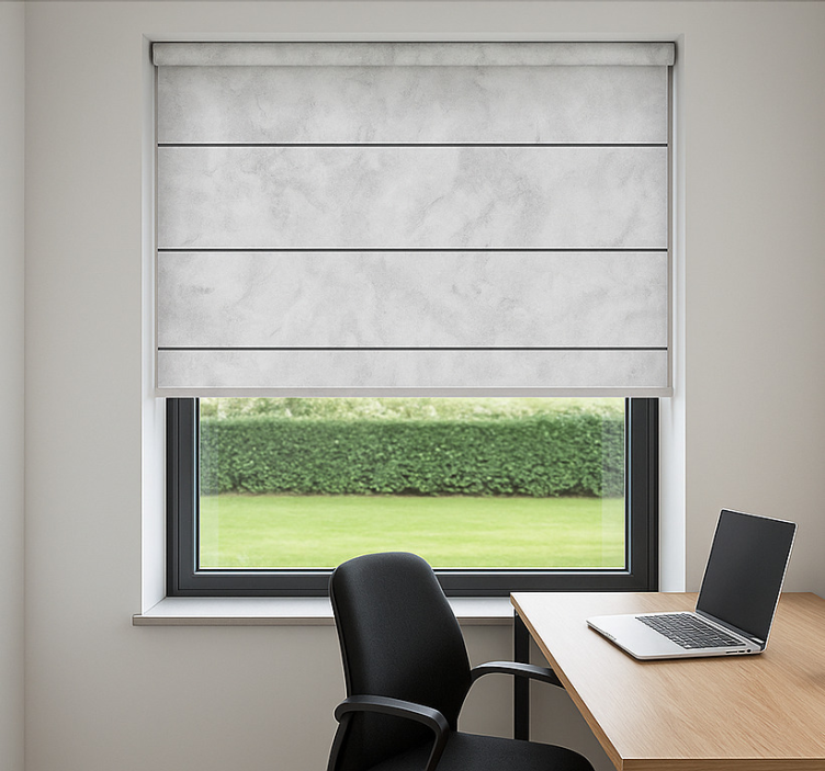 Rollo fenster home office im marmle design - TenStickers