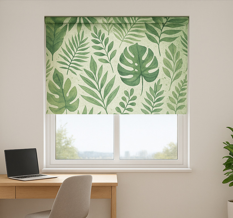 Rollo fenster home office mit naturgefühl - TenStickers