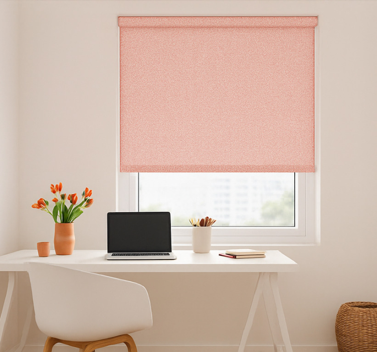 Rollo fenster home office mit süßem rosa muster - TenStickers