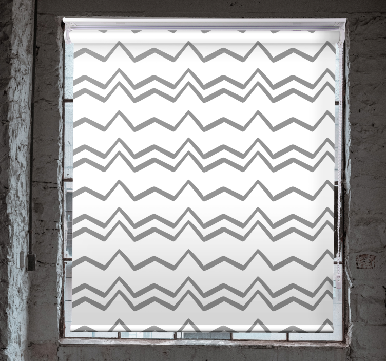 Rollo Fenster Muster chevron-streifenmuster - TenStickers