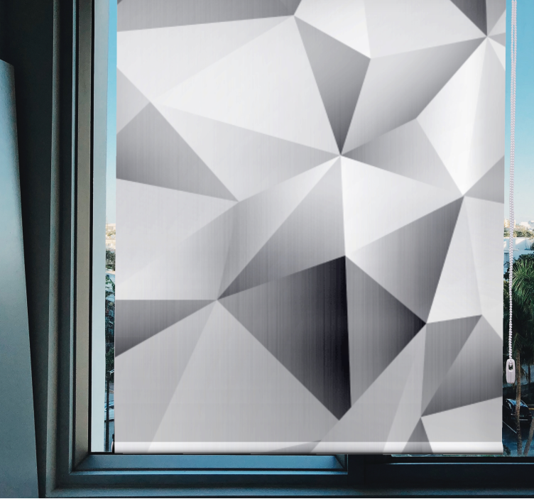Rollo Fenster Muster geometrische formationen - TenStickers
