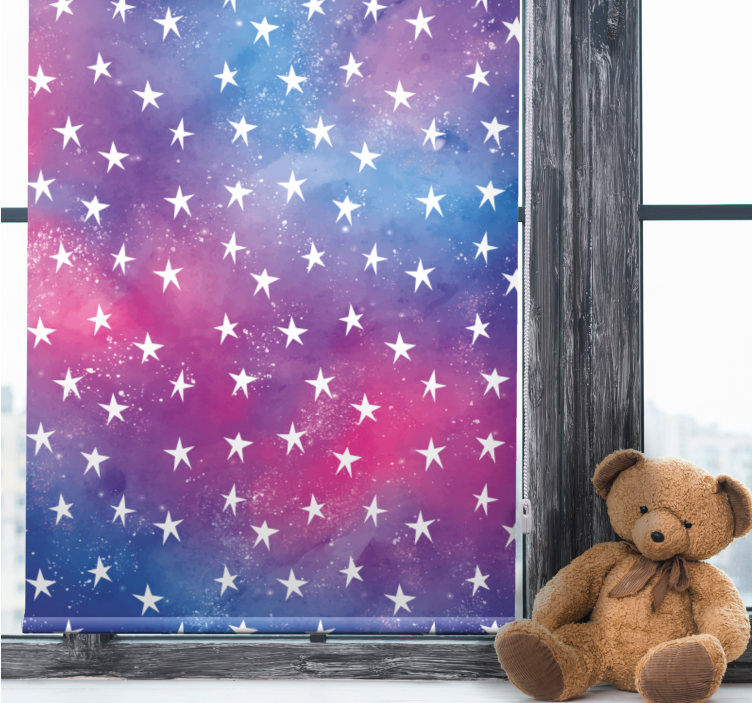 Rollo Fenster Kinderzimmer sternenhimmel-muster - TenStickers