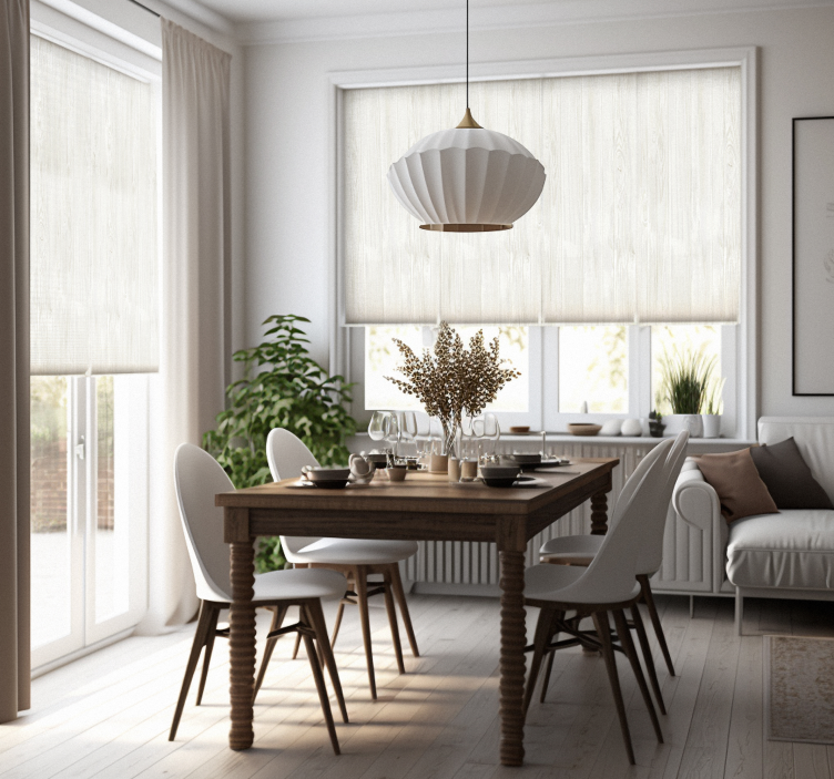 Rustikale Rollos Graues holz - TenStickers