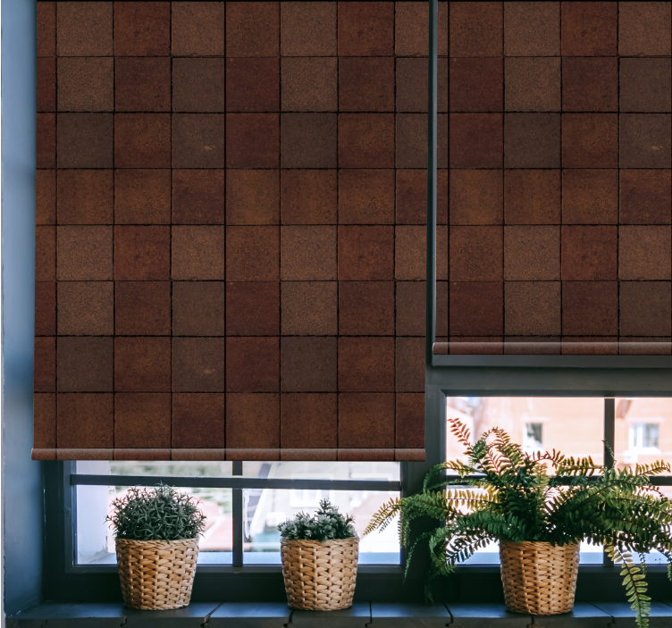 Rustikale Rollos Holzziegelmuster - TenStickers