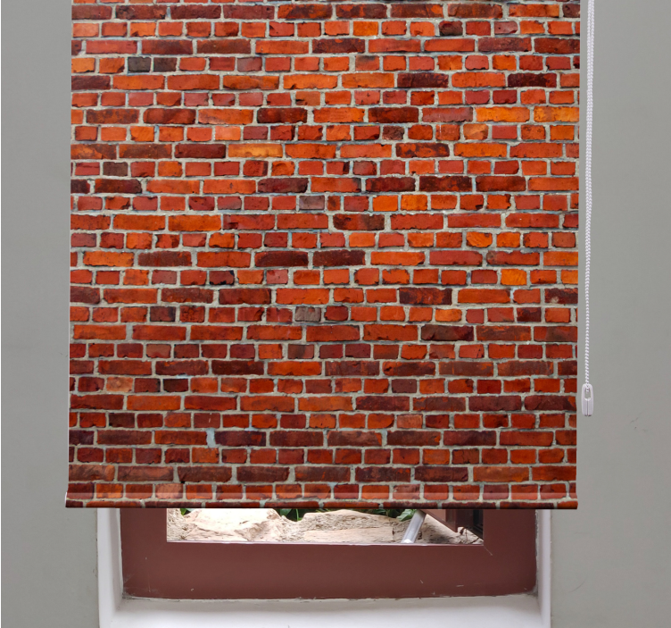Wohnzimmer Rollos Moderne ziegel "industriestil" - TenStickers