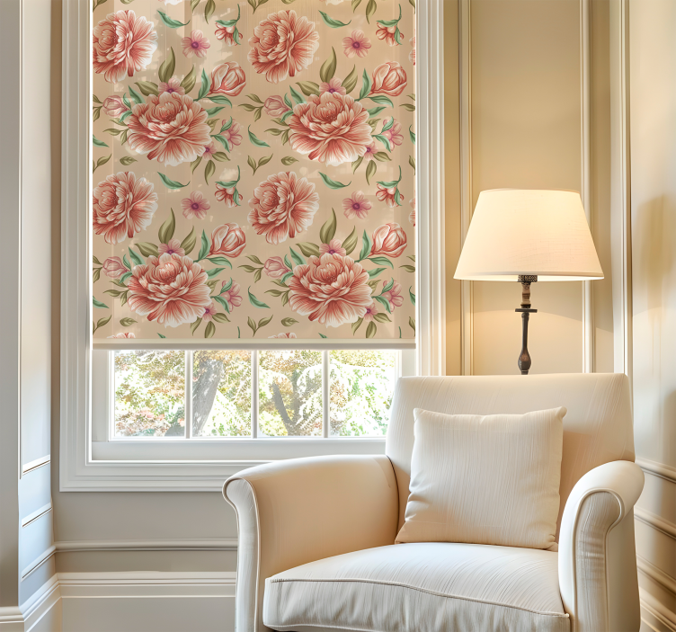 Rollos romantisch klassischer blumenstrauß - TenStickers