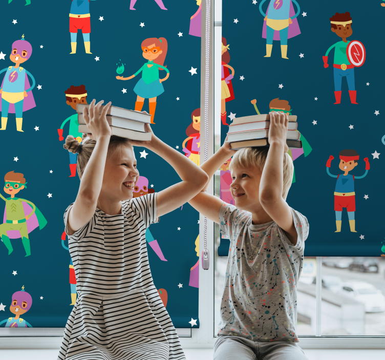 Superkids Muster superhelden Rollo - TenStickers