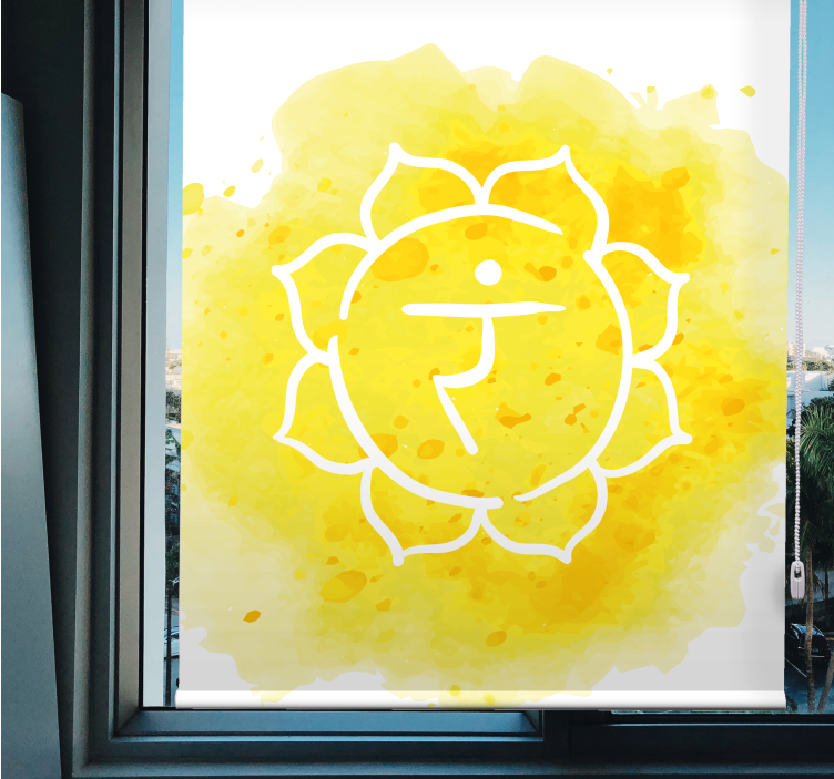 Rollo Zen Solarplexus-chakra-symbol - TenStickers