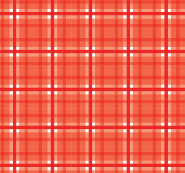 Küchenfenster Rollo rotes gingham-muster - TenStickers