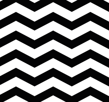 Küchenfenster Rollo weißes und schwarzes chevron-muster - TenStickers