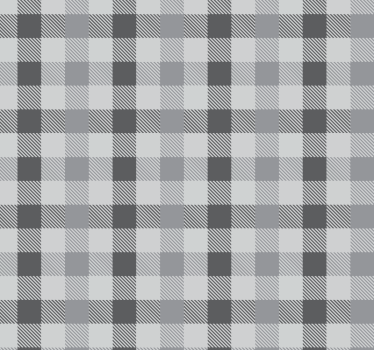 Küchenfenster Rollo graues Gingham-Muster - TenStickers