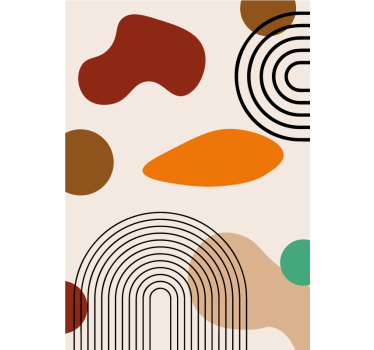 Rollo Fenster Badezimmer boho bögen - TenStickers