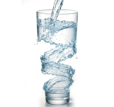 Küchenfenster Rollo ein glas wasser - TenStickers