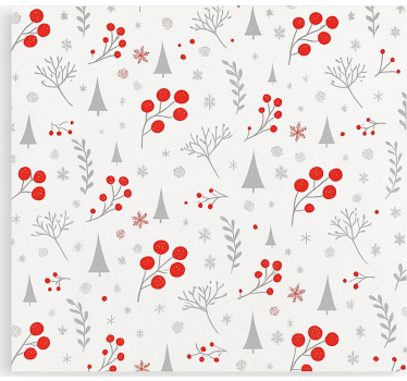 Rollo Fenster Wohnzimmer vintage-weihnachtsmuster - TenStickers