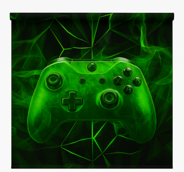 Rollo Fenster Gamer neongrüner nebelregler - TenStickers