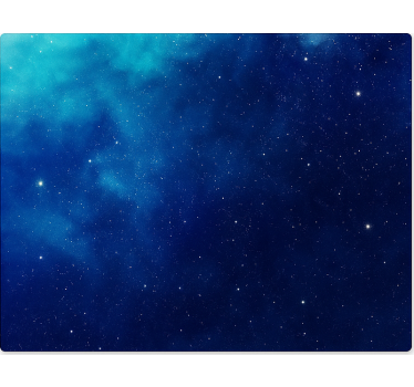 Rollo Fenster Jugendzimmer blauer galaxienstern - TenStickers