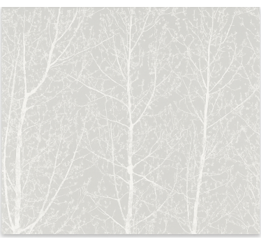 Rollo Fenster Esszimmer graue winterbäume - TenStickers