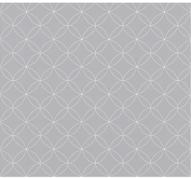 Rollo fenster skandinavisch graue geometrische blumen - TenStickers