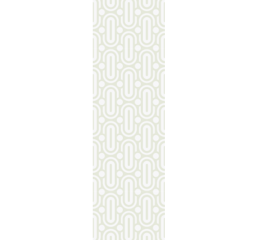 Rollo fenster esszimmer graue geometrische linien - TenStickers
