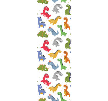 Rollo fenster kinderzimmer niedliche dinosaurier - TenStickers