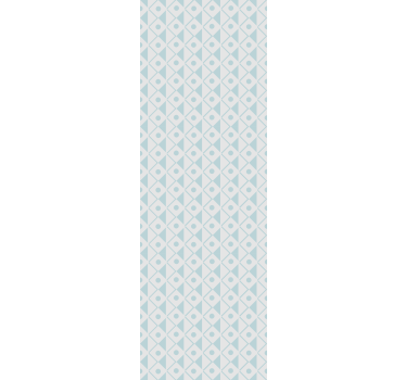 Rollo fenster kinderzimmer in blau-weißer rautenoptik - TenStickers