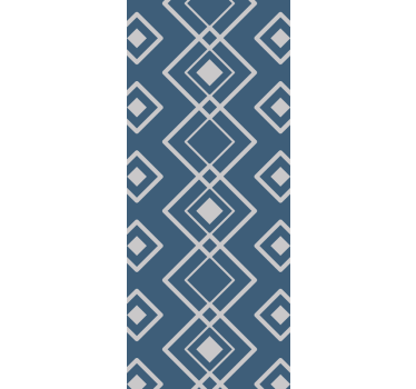 Rollo fenster home office navy geometrisch - TenStickers