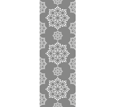 Fenster rollo modern mit mandala punktmuster - TenStickers