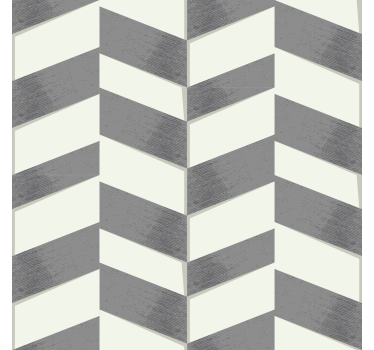 Rollo fenster grau mit grauem zickzack-muster - TenStickers