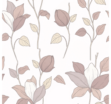 Rollo fenster rosa mit pinken blumenmuster - TenStickers