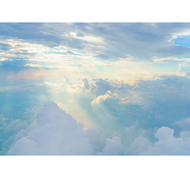 Rollo fenster weiß für den himmel - TenStickers