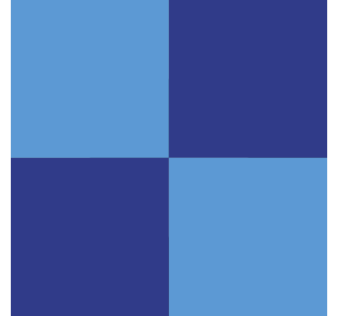 Rollo fenster blau mit dunklem und blauem motiv - TenStickers