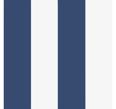 Rollo fenster blau klassisches maritimes streifenmuster - TenStickers